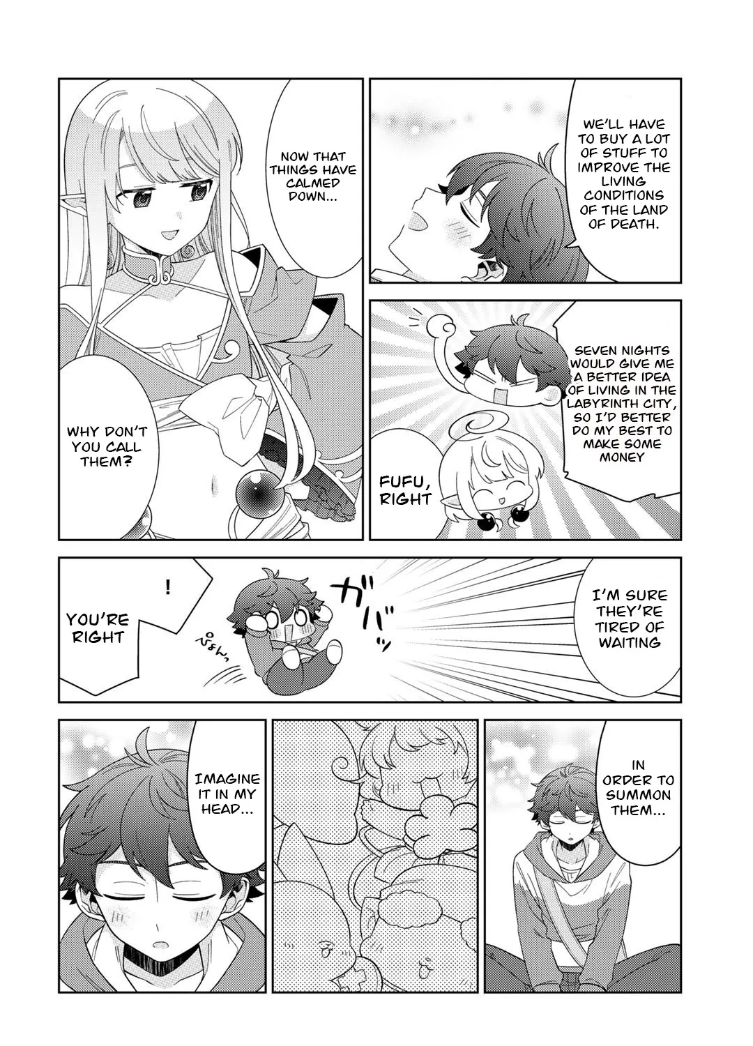 Seirei-tachi no Rakuen to Risou no Isekai Seikatsu Zinmanga X Chapter 42 Page 19