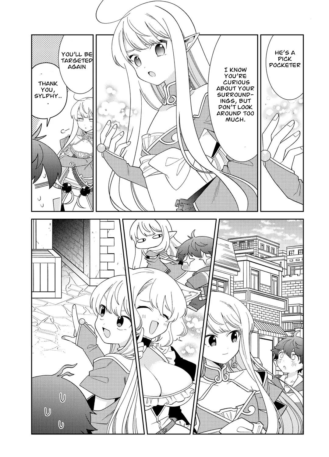 Seirei-tachi no Rakuen to Risou no Isekai Seikatsu Zinmanga X Chapter 38 Page 21