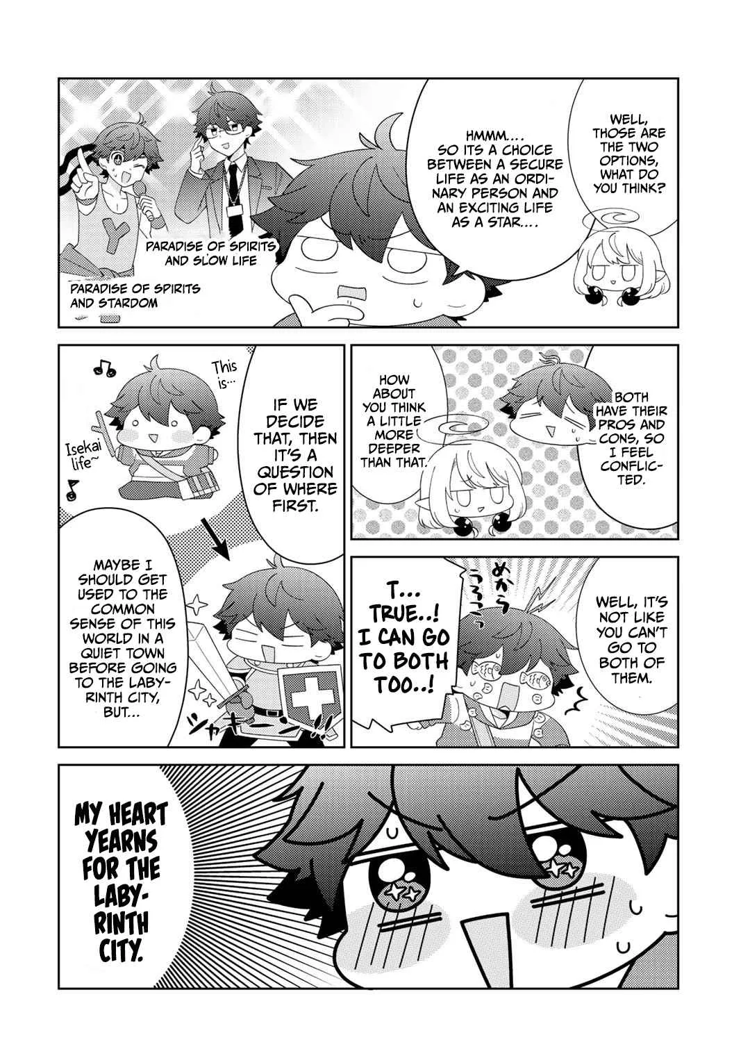 Seirei-tachi no Rakuen to Risou no Isekai Seikatsu Zinmanga X Chapter 34 Page 19