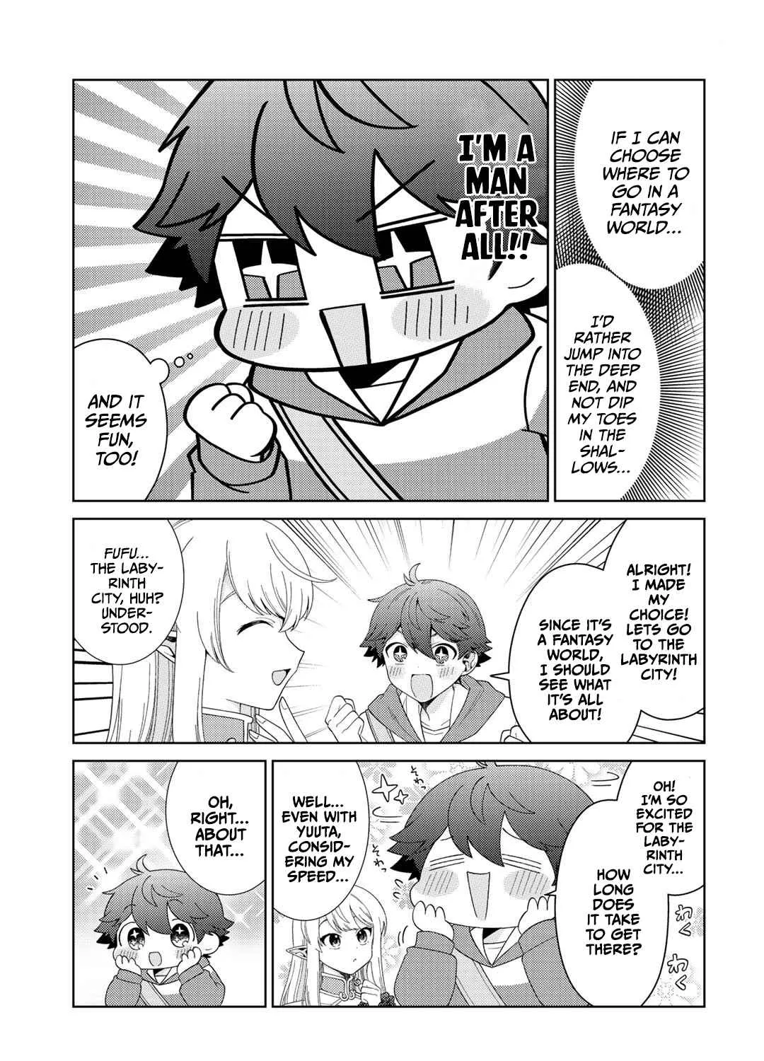 Seirei-tachi no Rakuen to Risou no Isekai Seikatsu Zinmanga X Chapter 34 Page 21