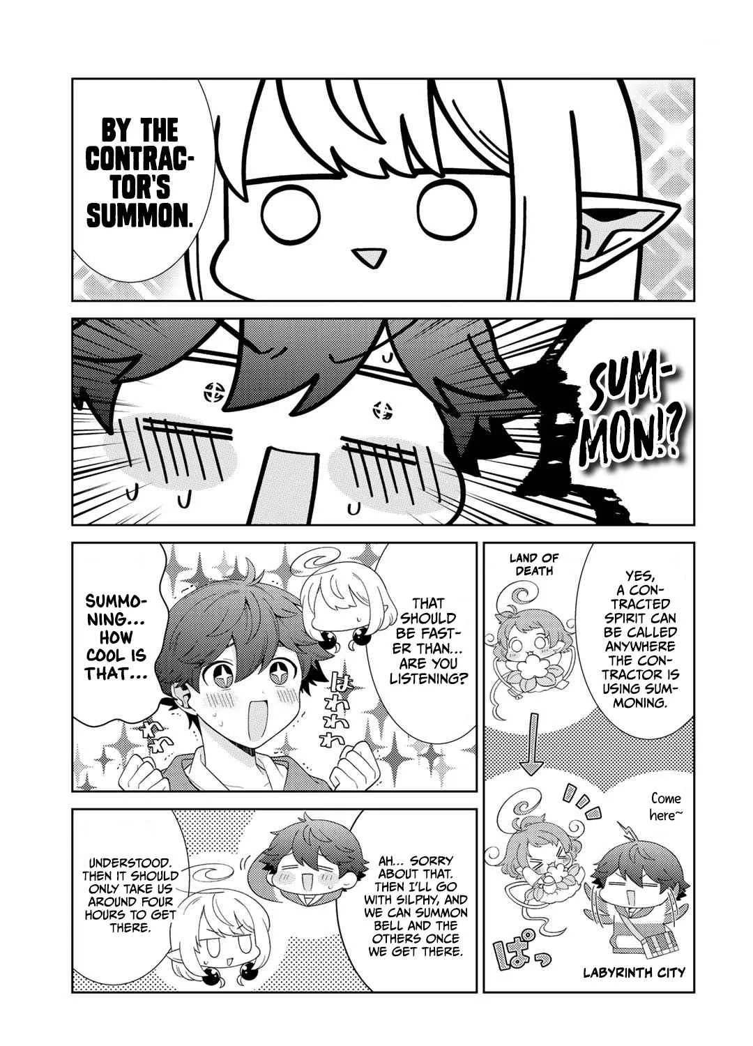 Seirei-tachi no Rakuen to Risou no Isekai Seikatsu Zinmanga X Chapter 34 Page 25