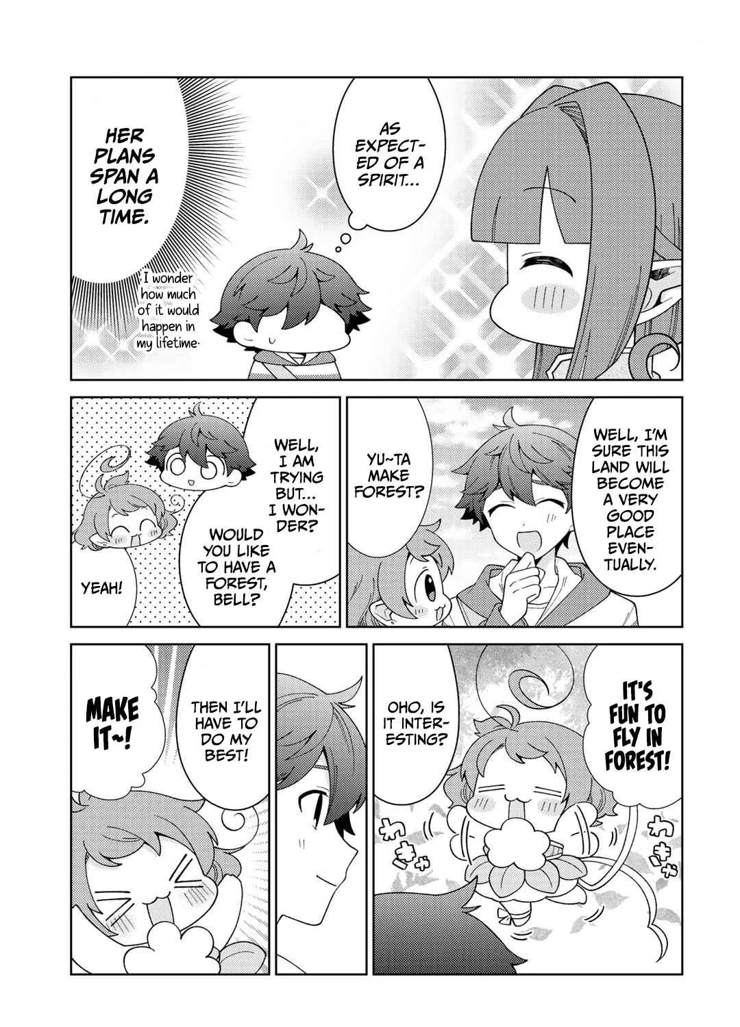 Seirei-tachi no Rakuen to Risou no Isekai Seikatsu Zinmanga X Chapter 33 Page 21