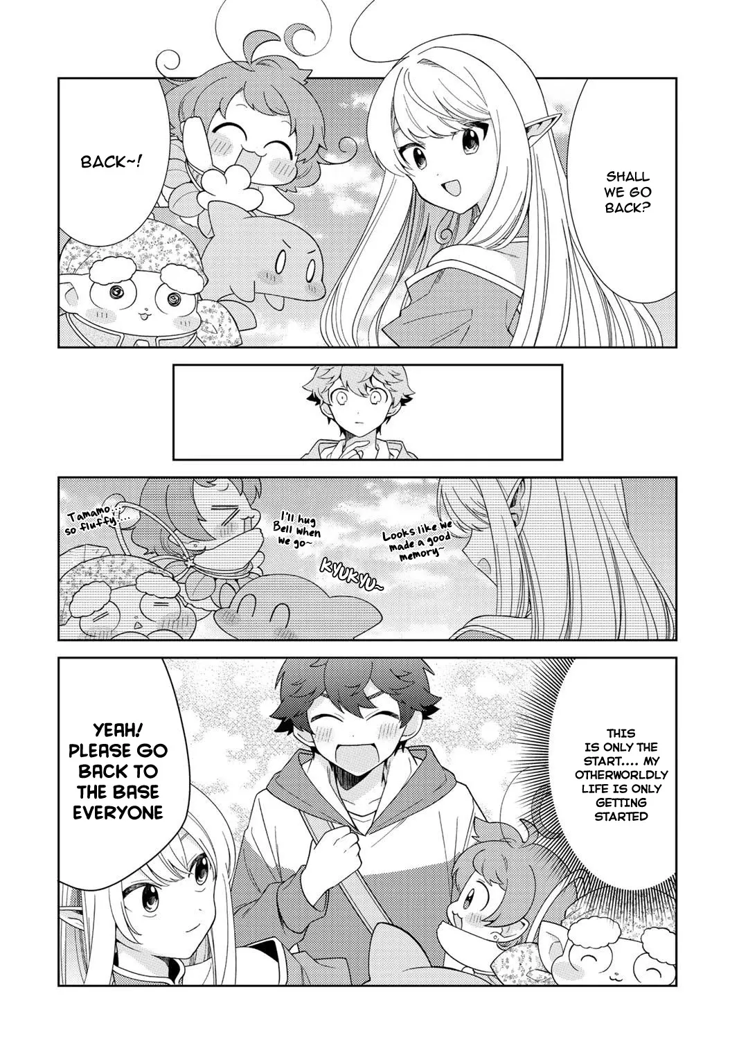 Seirei-tachi no Rakuen to Risou no Isekai Seikatsu Zinmanga X Chapter 32 Page 9
