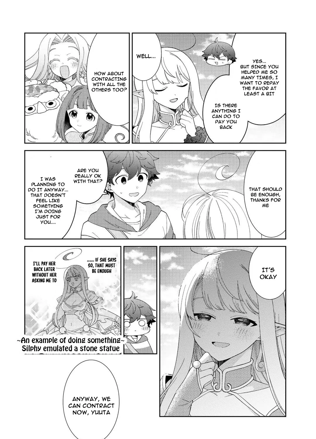 Seirei-tachi no Rakuen to Risou no Isekai Seikatsu Zinmanga X Chapter 30 Page 49