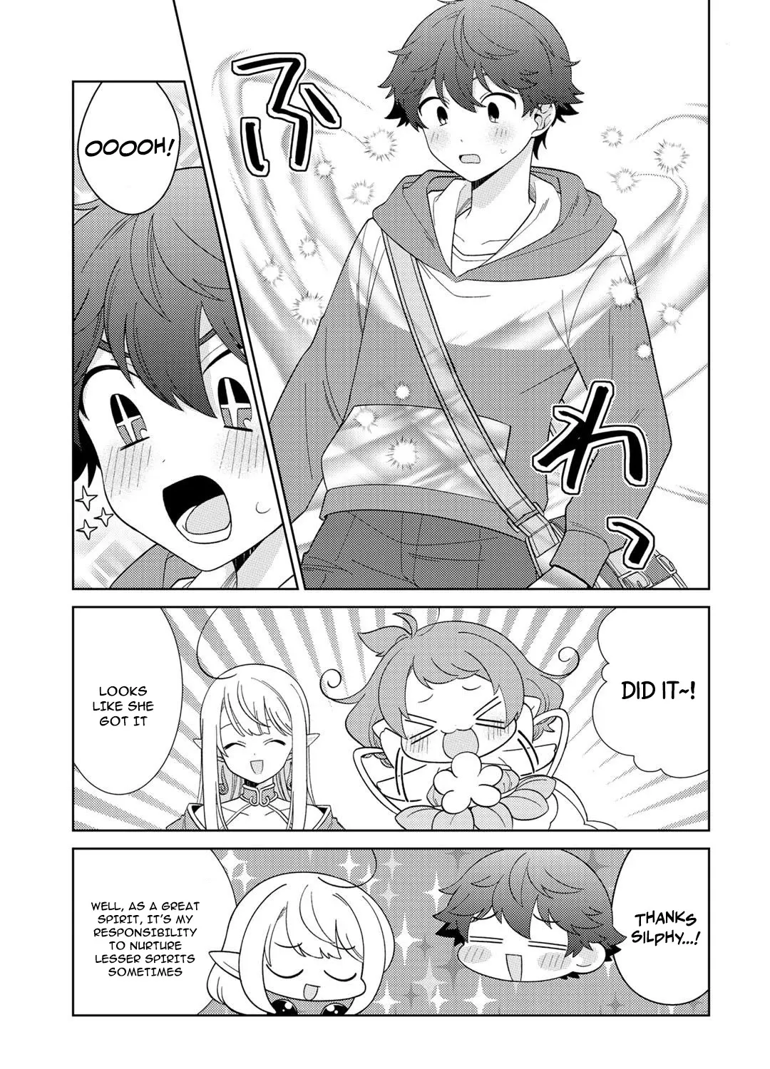 Seirei-tachi no Rakuen to Risou no Isekai Seikatsu Zinmanga X Chapter 27 Page 23