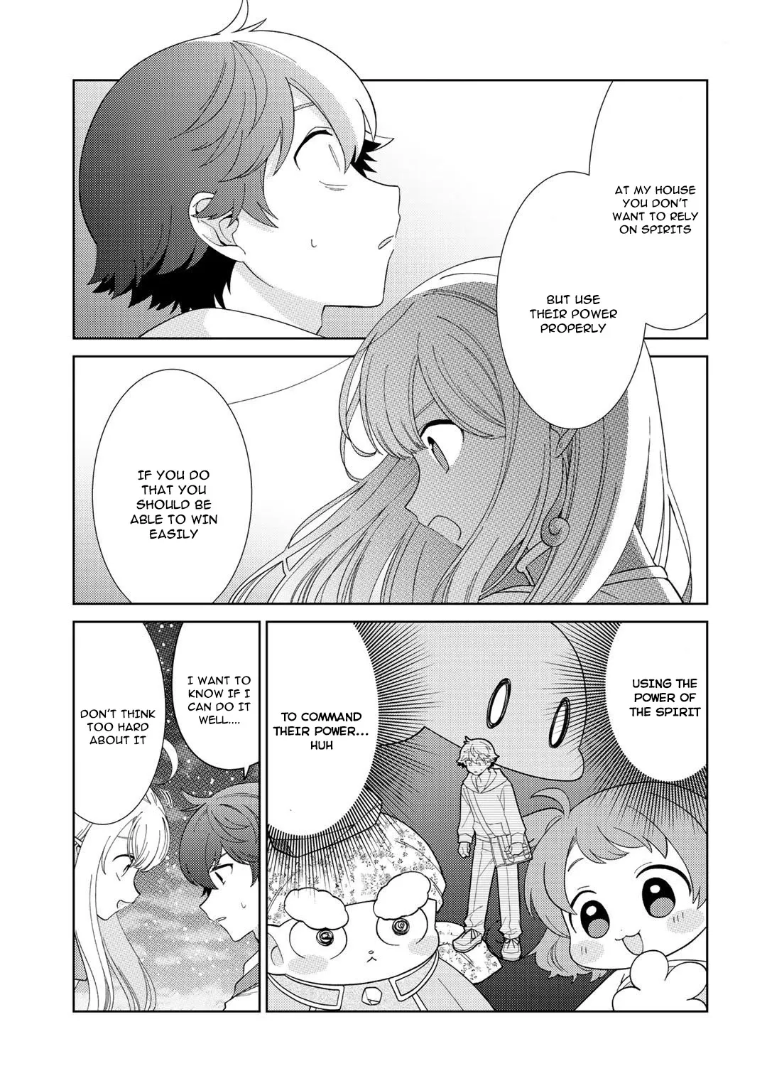 Seirei-tachi no Rakuen to Risou no Isekai Seikatsu Zinmanga X Chapter 26 Page 33