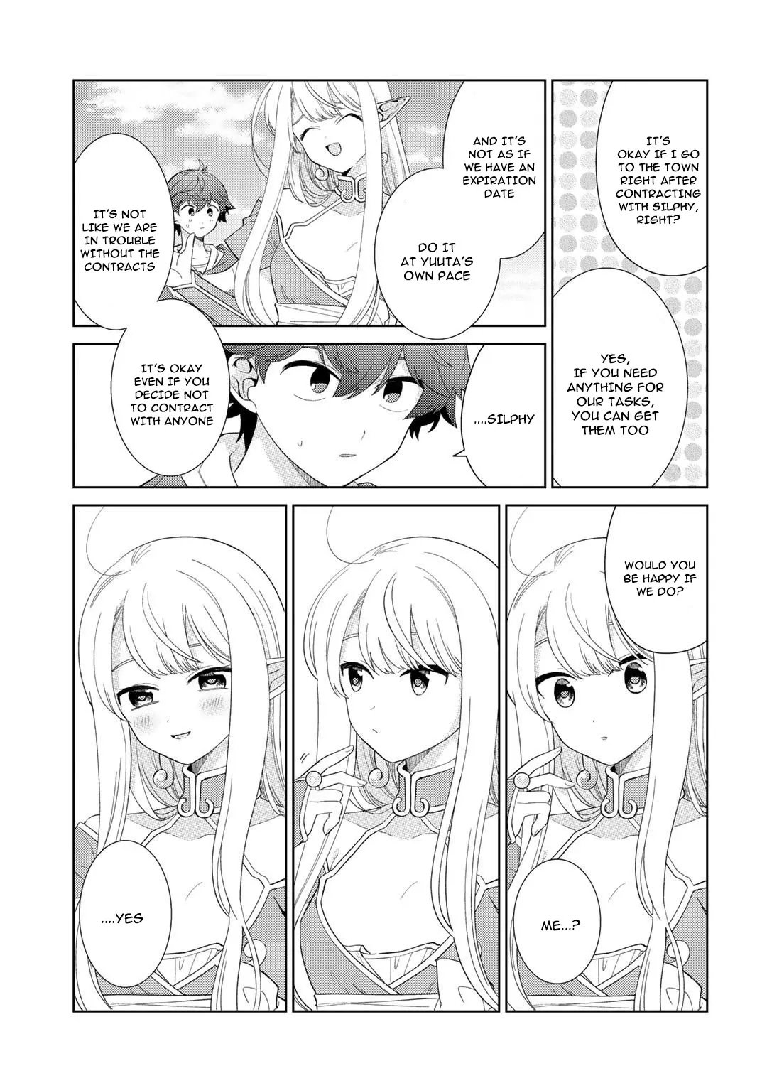 Seirei-tachi no Rakuen to Risou no Isekai Seikatsu Zinmanga X Chapter 24 Page 19