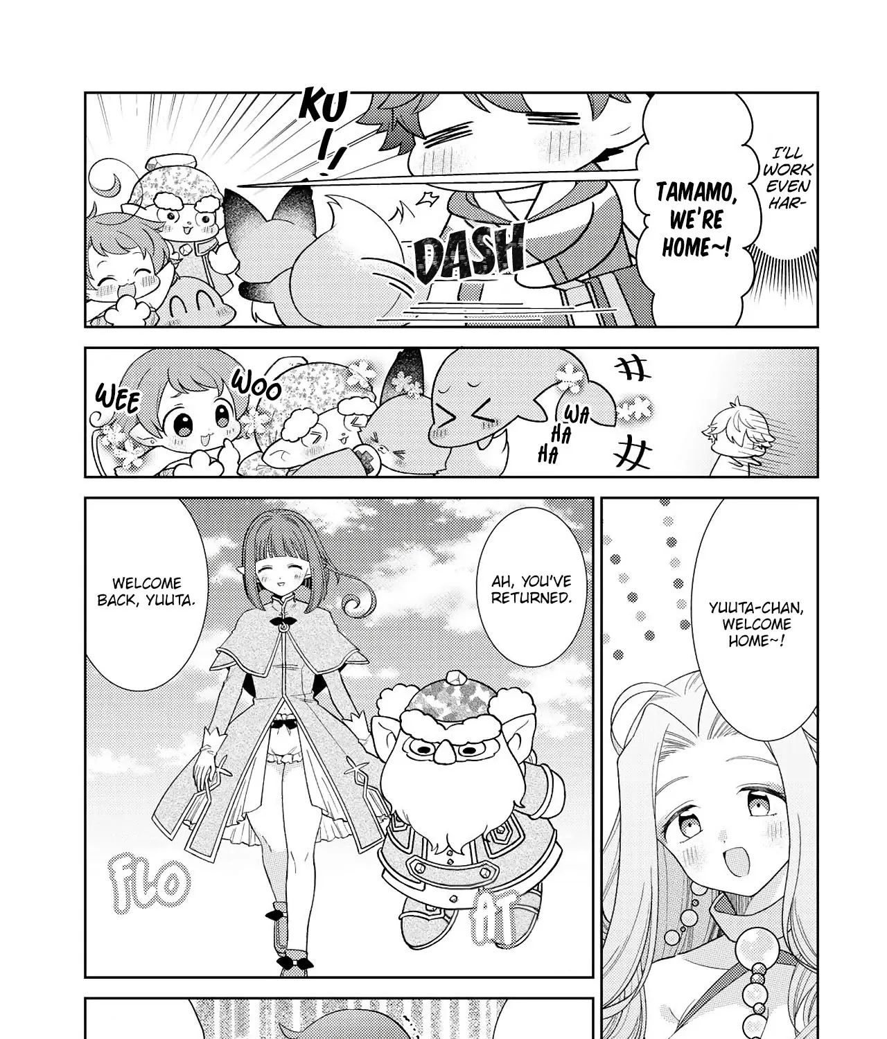 Seirei-tachi no Rakuen to Risou no Isekai Seikatsu Zinmanga X Chapter 19 Page 39