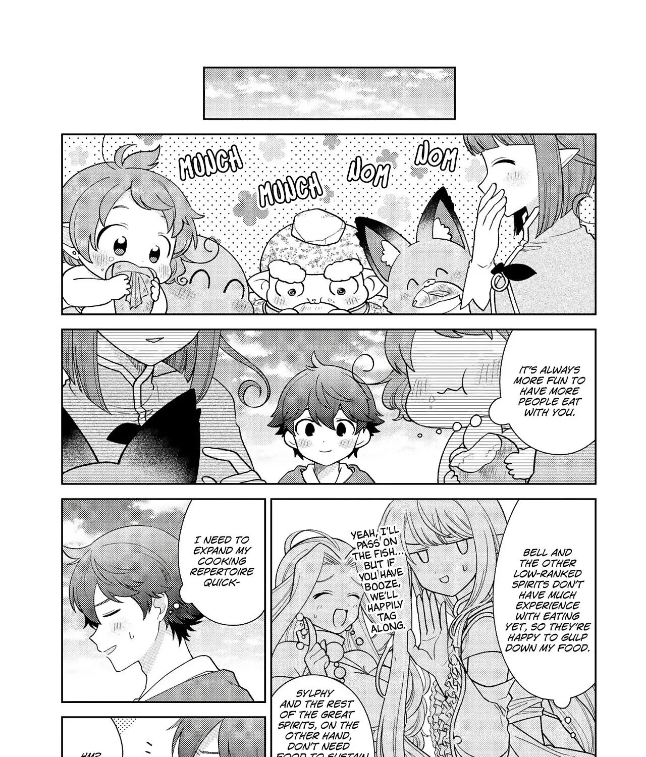 Seirei-tachi no Rakuen to Risou no Isekai Seikatsu Zinmanga X Chapter 19 Page 47