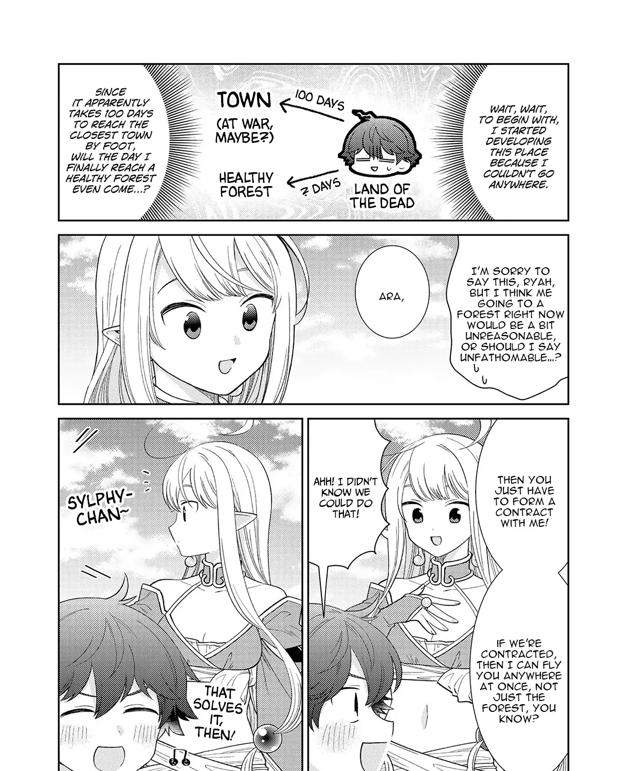 Seirei-tachi no Rakuen to Risou no Isekai Seikatsu Zinmanga X Chapter 17 Page 39