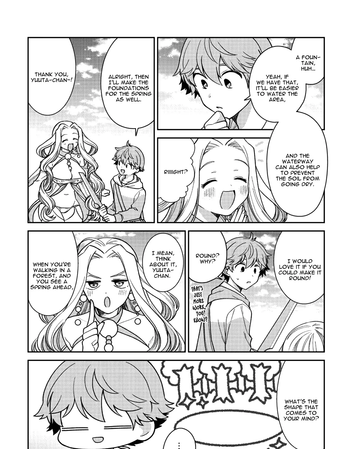 Seirei-tachi no Rakuen to Risou no Isekai Seikatsu Zinmanga X Chapter 15 Page 33