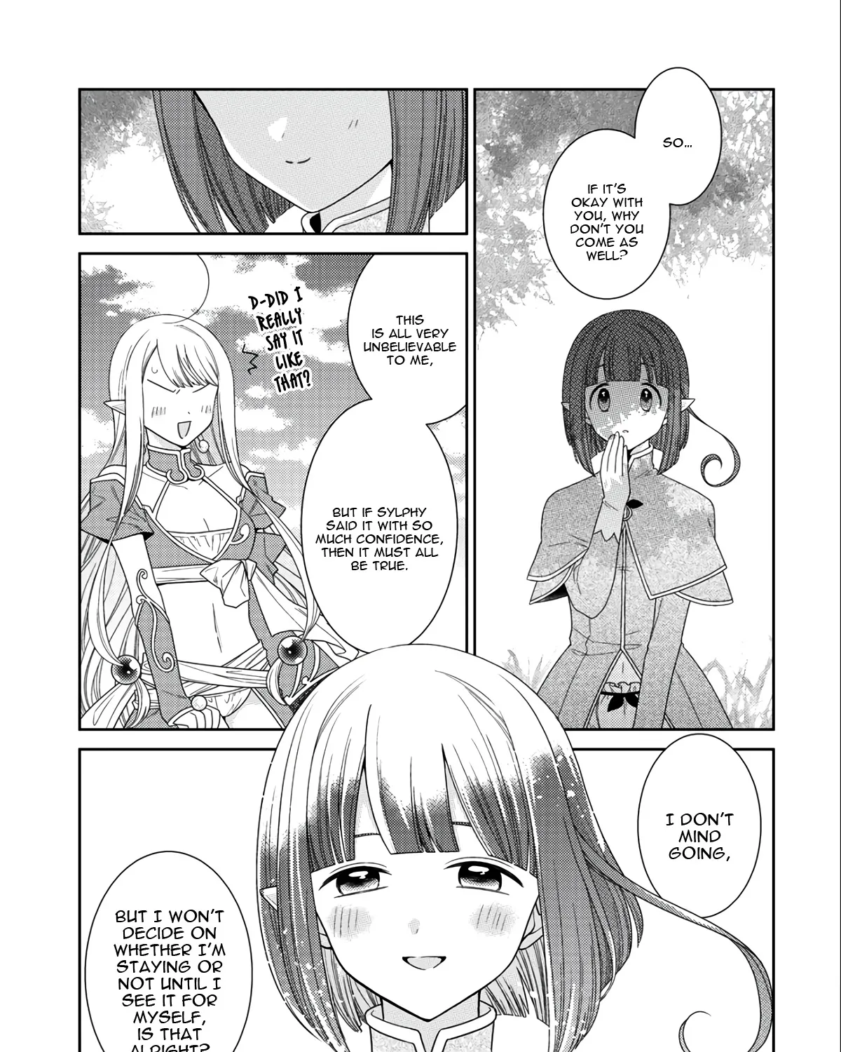 Seirei-tachi no Rakuen to Risou no Isekai Seikatsu Zinmanga X Chapter 13 Page 47