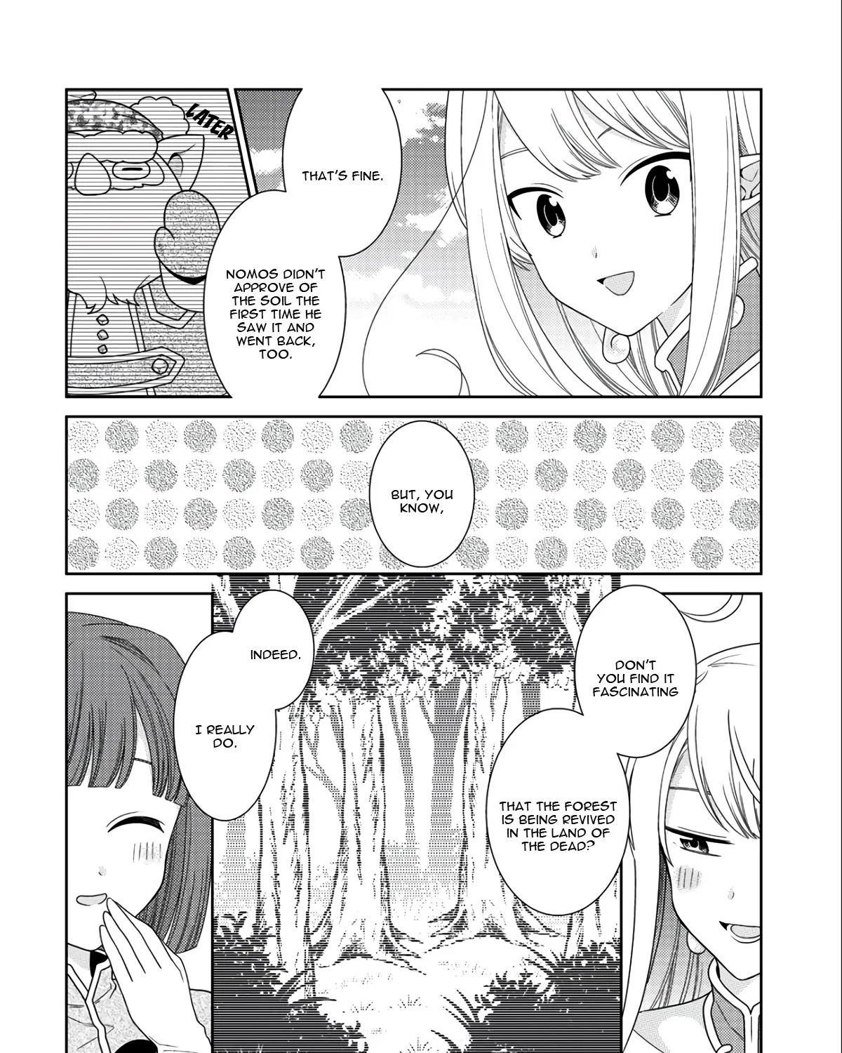Seirei-tachi no Rakuen to Risou no Isekai Seikatsu Zinmanga X Chapter 13 Page 49
