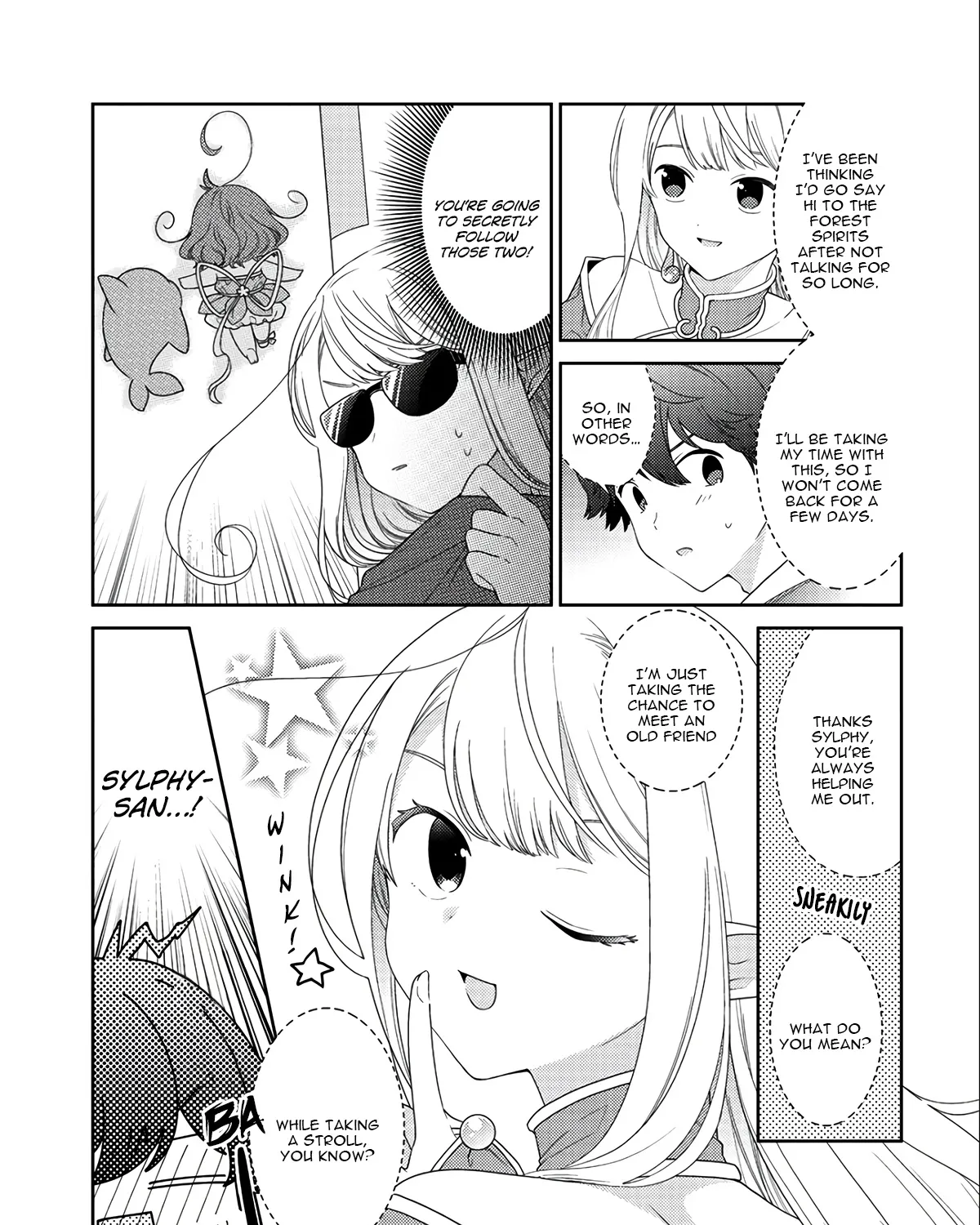 Seirei-tachi no Rakuen to Risou no Isekai Seikatsu Zinmanga X Chapter 12 Page 7
