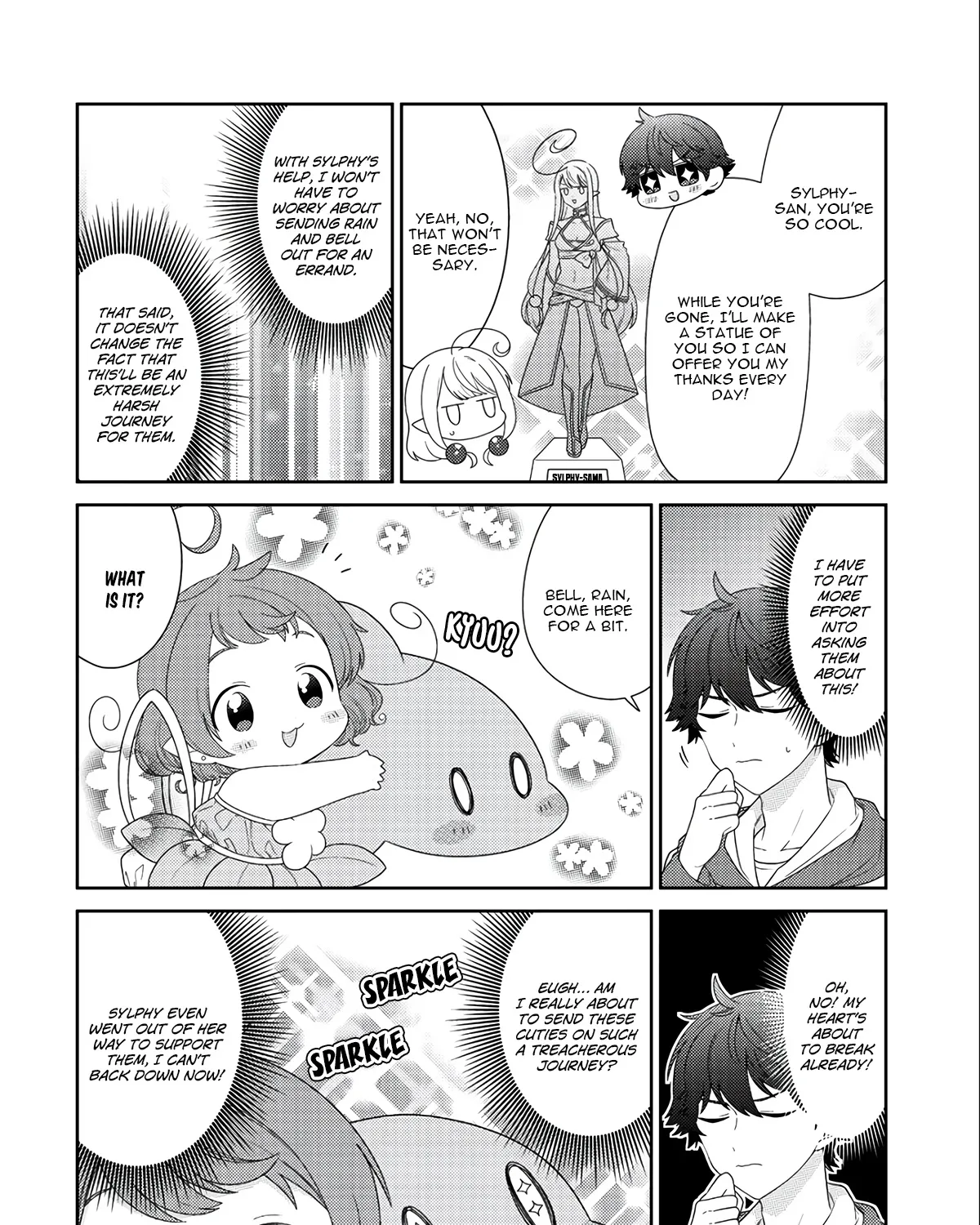 Seirei-tachi no Rakuen to Risou no Isekai Seikatsu Zinmanga X Chapter 12 Page 9