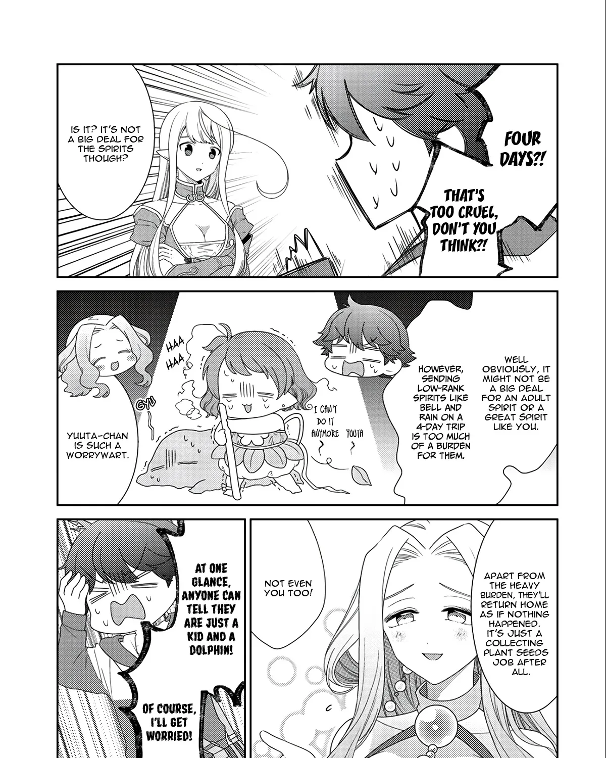 Seirei-tachi no Rakuen to Risou no Isekai Seikatsu Zinmanga X Chapter 11 Page 47