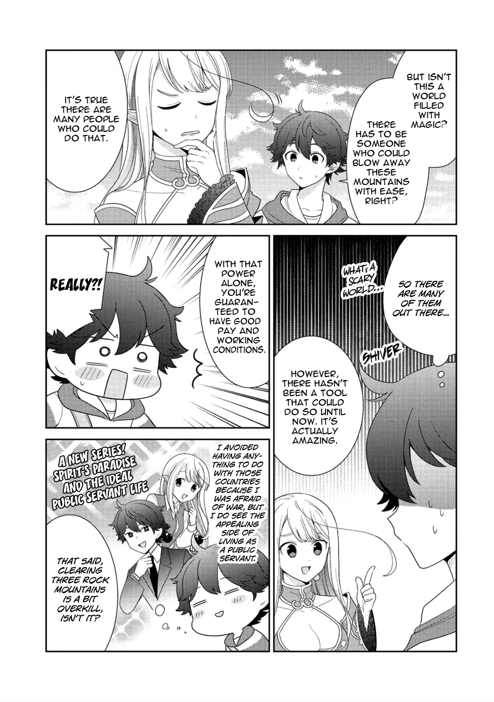 Seirei-tachi no Rakuen to Risou no Isekai Seikatsu Zinmanga X Chapter 8 Page 4