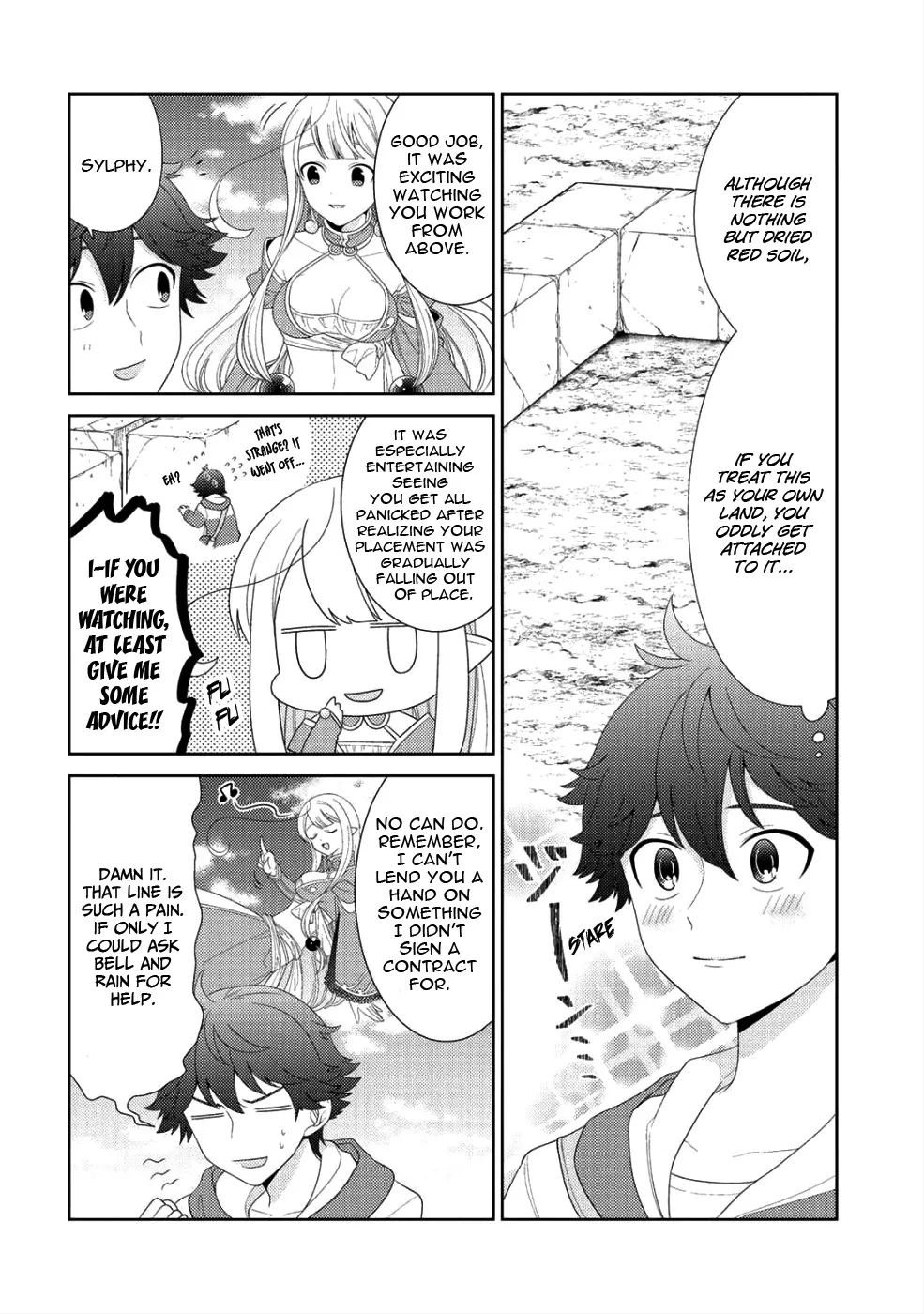 Seirei-tachi no Rakuen to Risou no Isekai Seikatsu Zinmanga X Chapter 8 Page 9