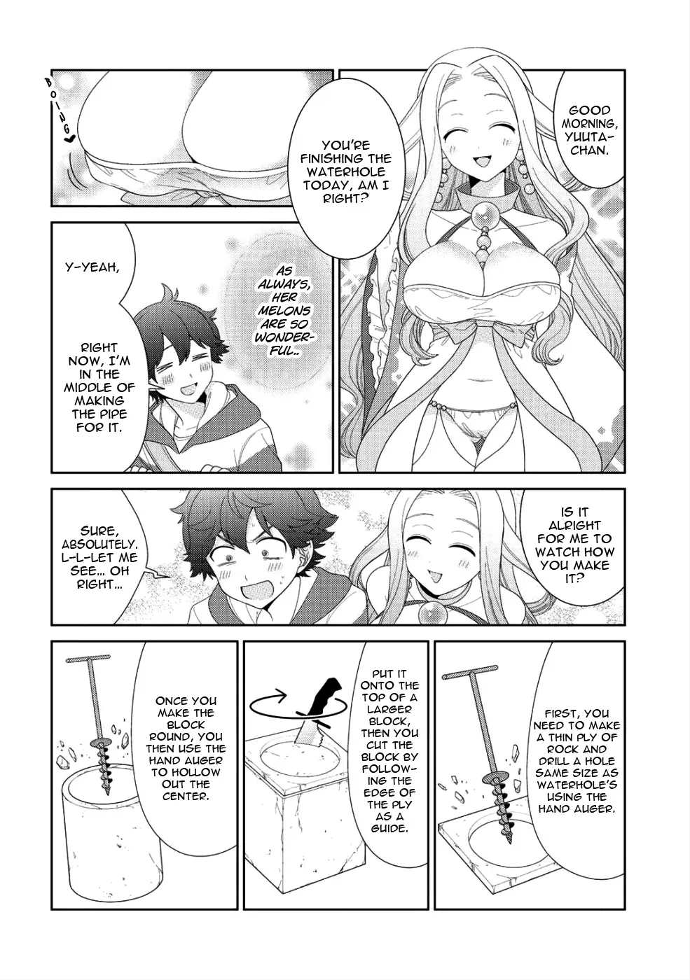 Seirei-tachi no Rakuen to Risou no Isekai Seikatsu Zinmanga X Chapter 8 Page 17