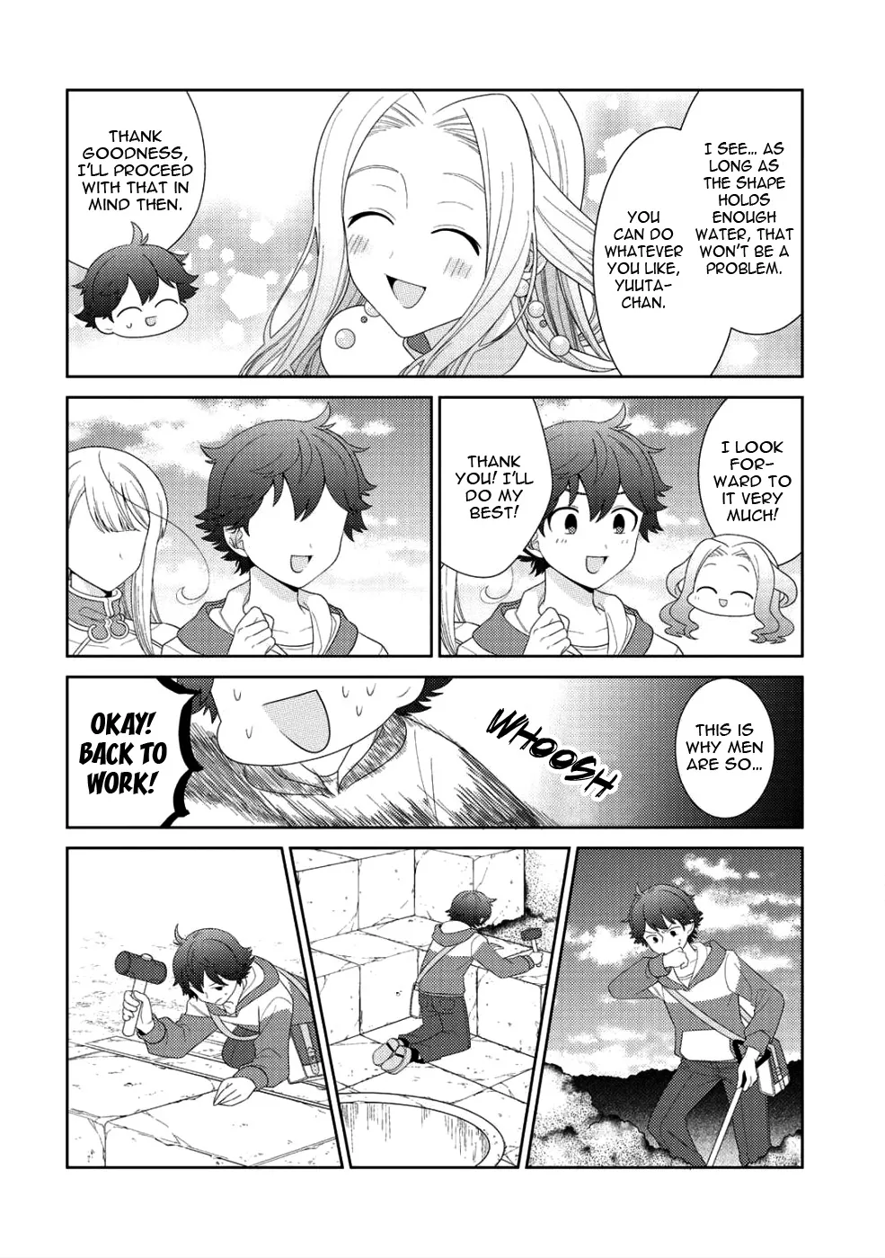 Seirei-tachi no Rakuen to Risou no Isekai Seikatsu Zinmanga X Chapter 8 Page 19