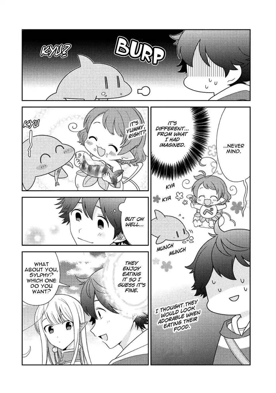 Seirei-tachi no Rakuen to Risou no Isekai Seikatsu Zinmanga X Chapter 7 Page 7