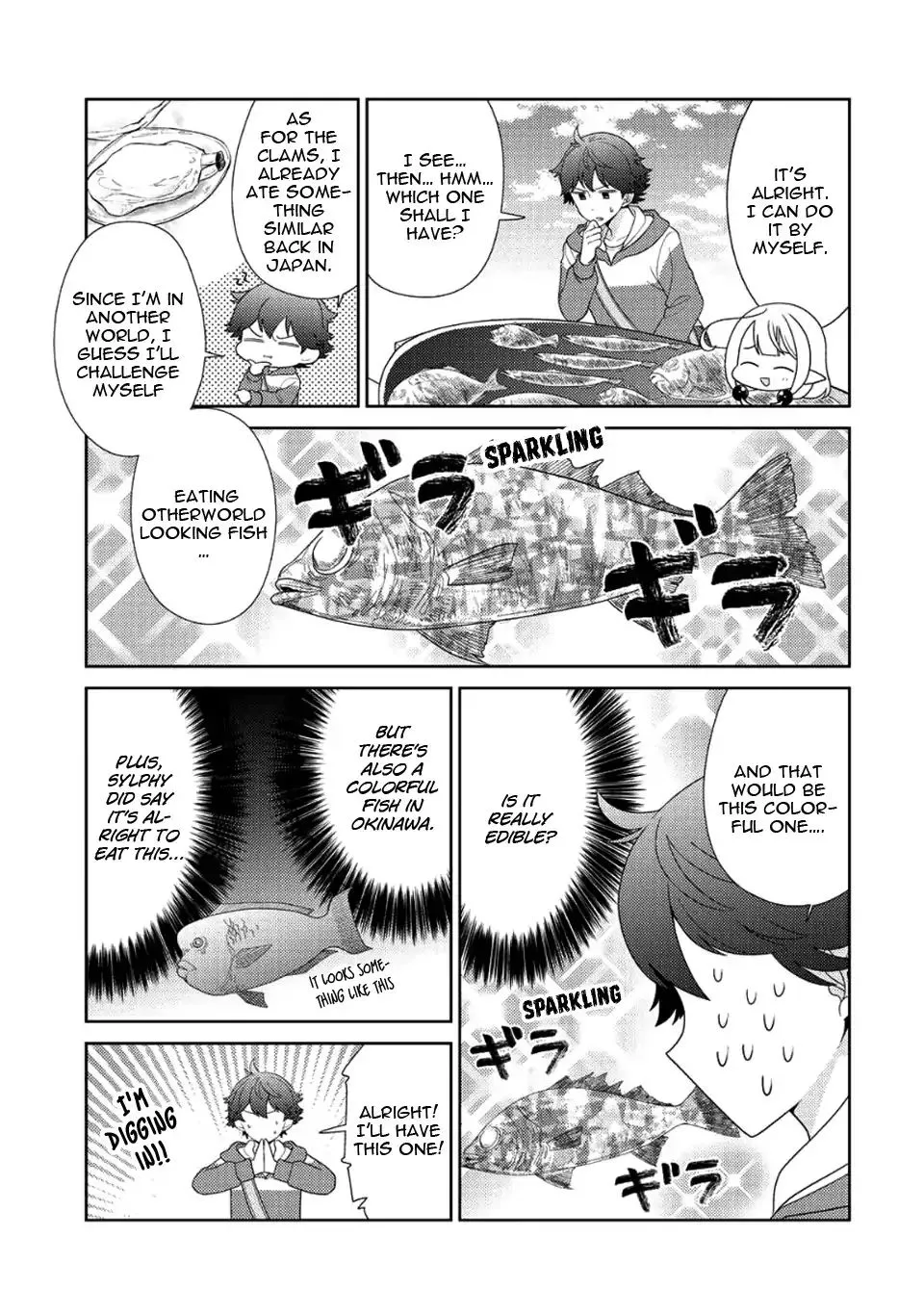 Seirei-tachi no Rakuen to Risou no Isekai Seikatsu Zinmanga X Chapter 7 Page 8