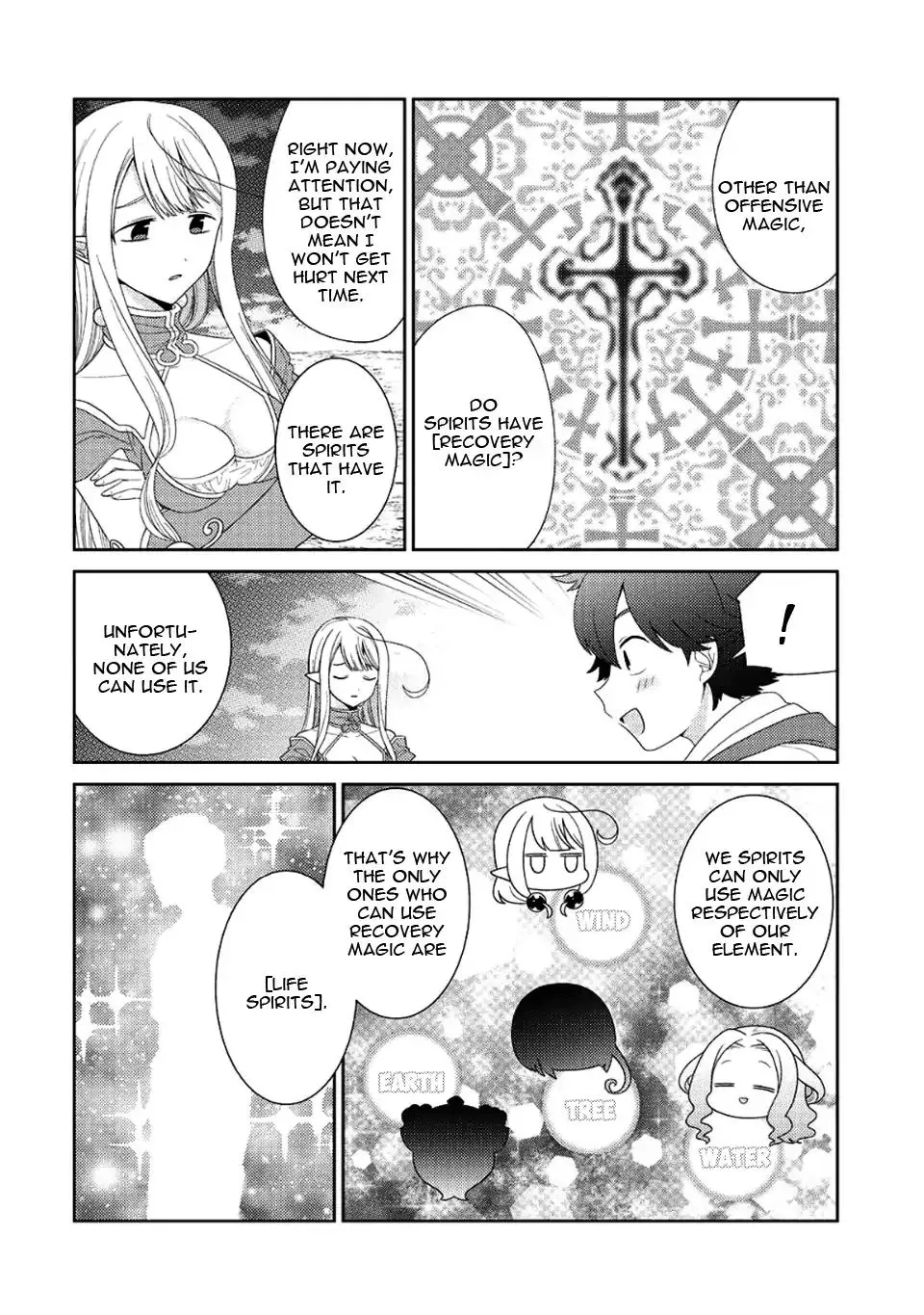 Seirei-tachi no Rakuen to Risou no Isekai Seikatsu Zinmanga X Chapter 7 Page 19