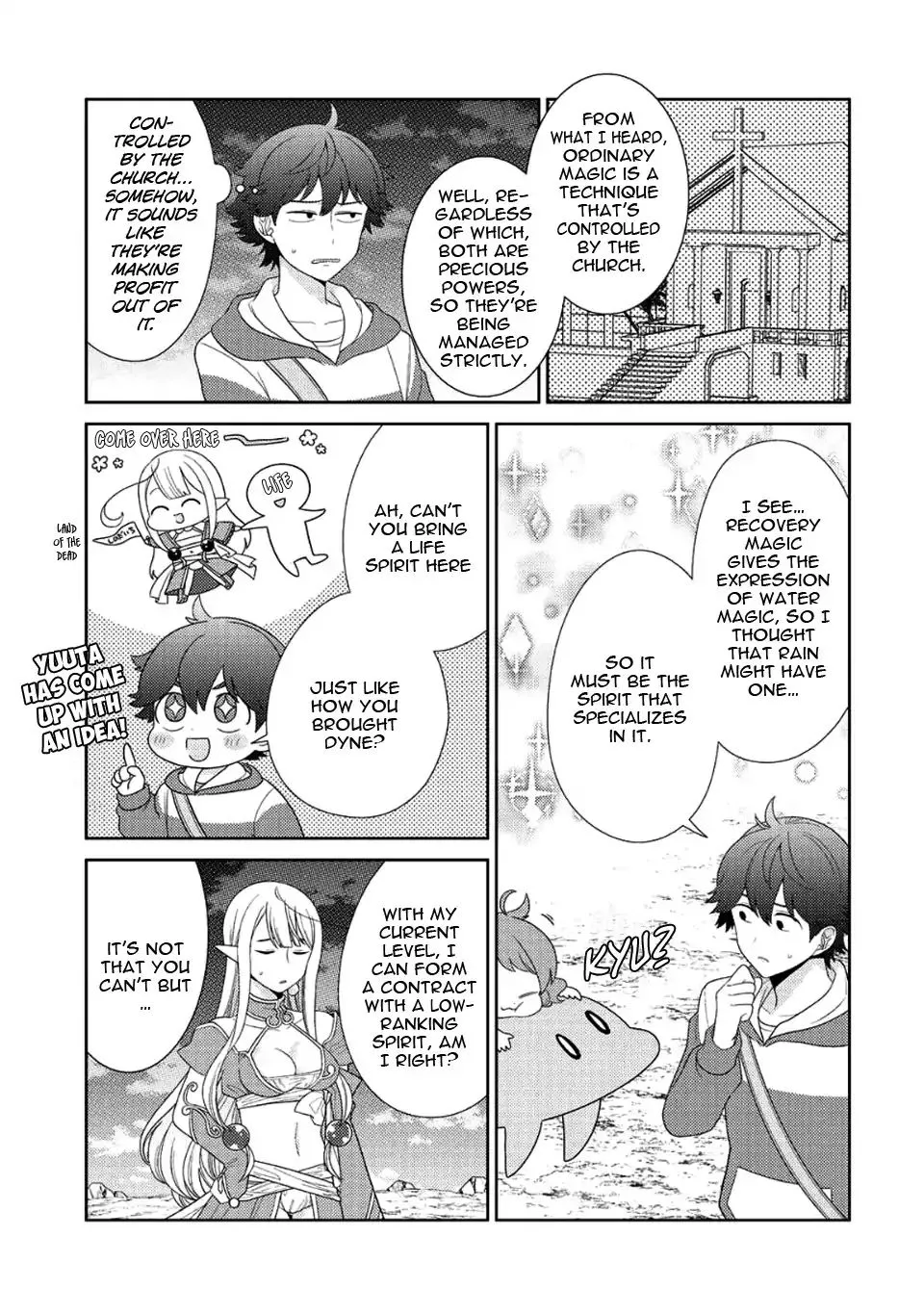 Seirei-tachi no Rakuen to Risou no Isekai Seikatsu Zinmanga X Chapter 7 Page 20