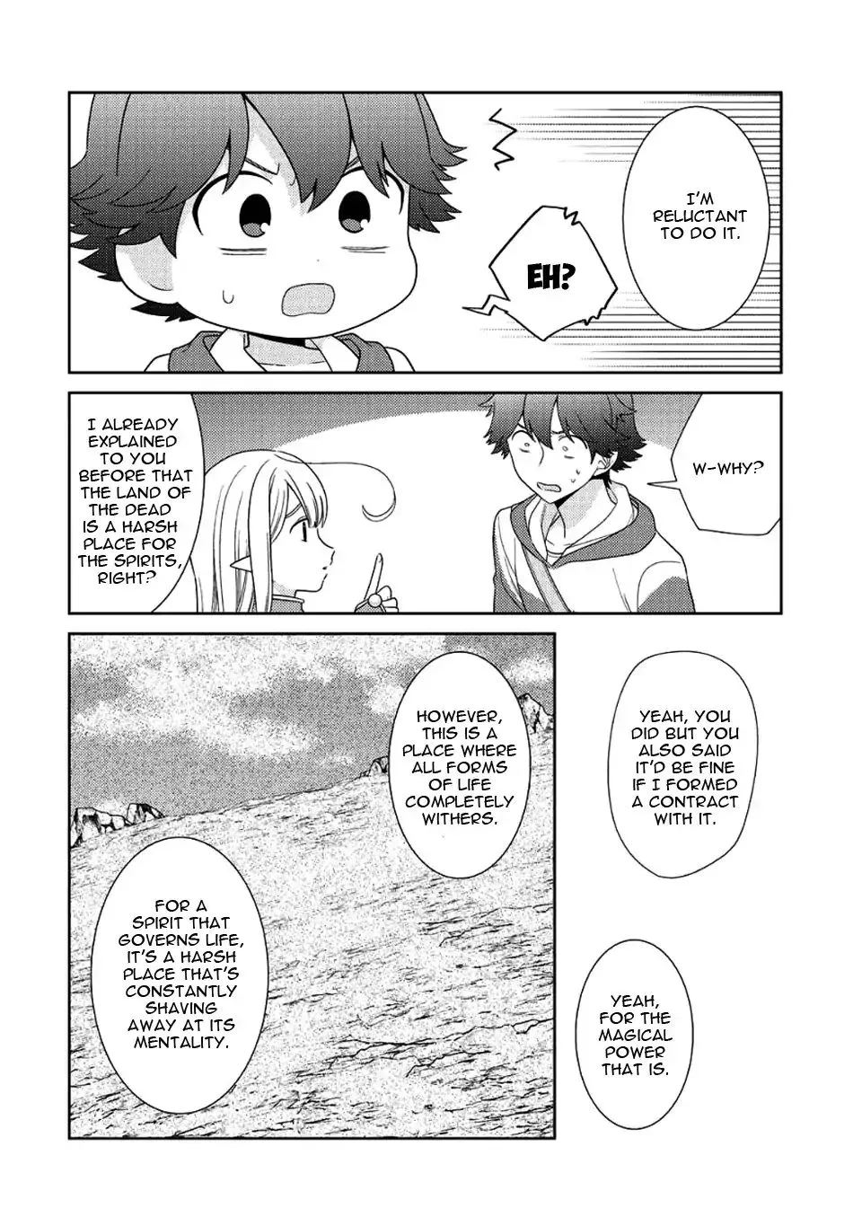 Seirei-tachi no Rakuen to Risou no Isekai Seikatsu Zinmanga X Chapter 7 Page 21