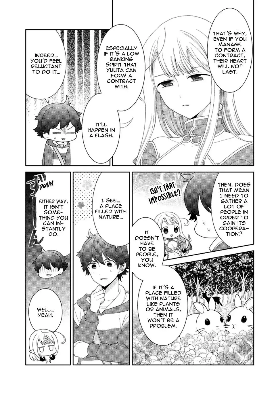 Seirei-tachi no Rakuen to Risou no Isekai Seikatsu Zinmanga X Chapter 7 Page 22
