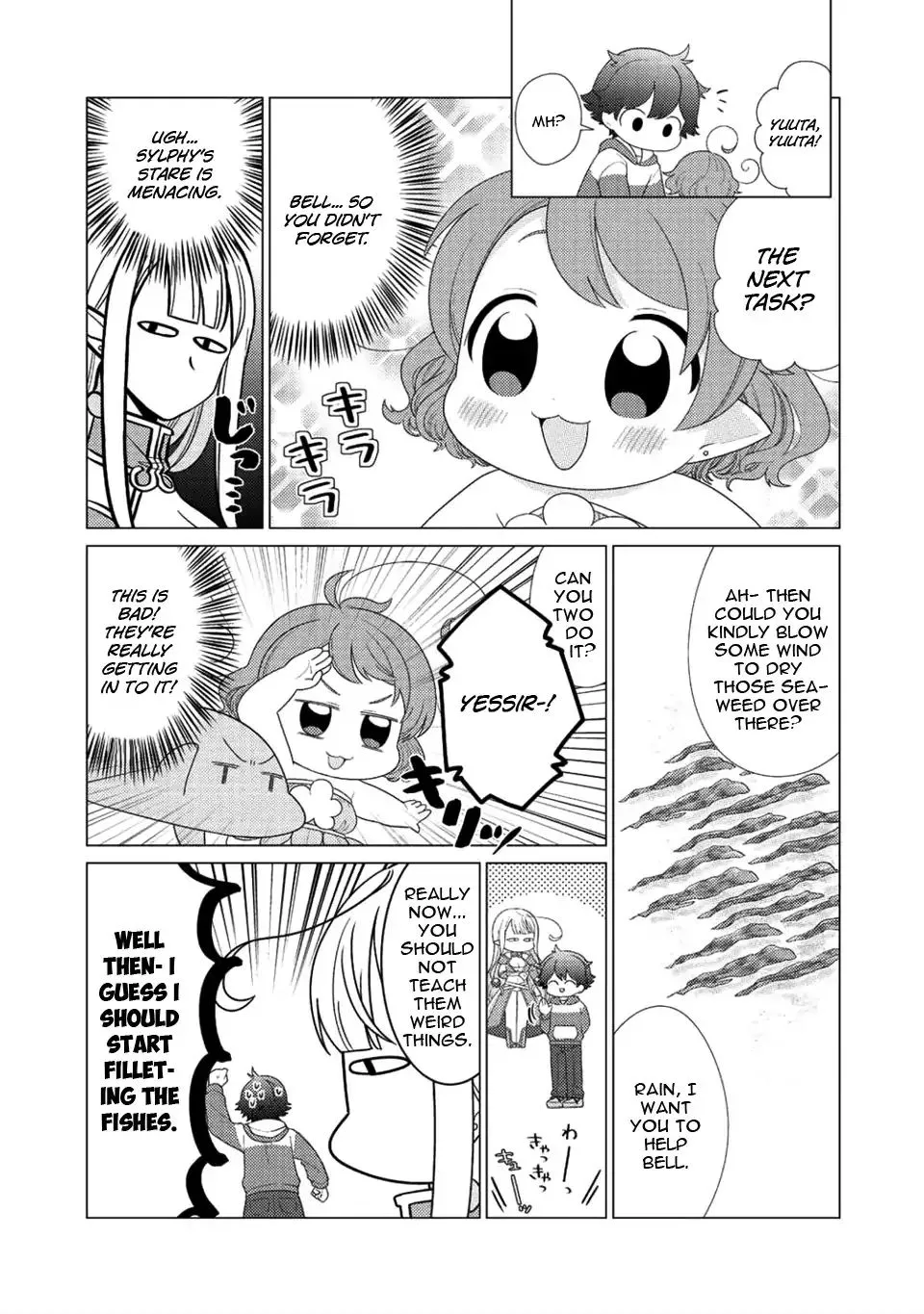 Seirei-tachi no Rakuen to Risou no Isekai Seikatsu Zinmanga X Chapter 6 Page 22