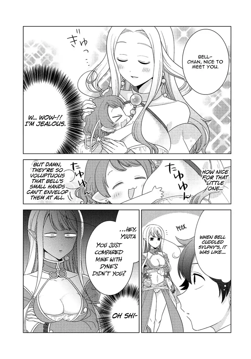 Seirei-tachi no Rakuen to Risou no Isekai Seikatsu Zinmanga X Chapter 5 Page 9