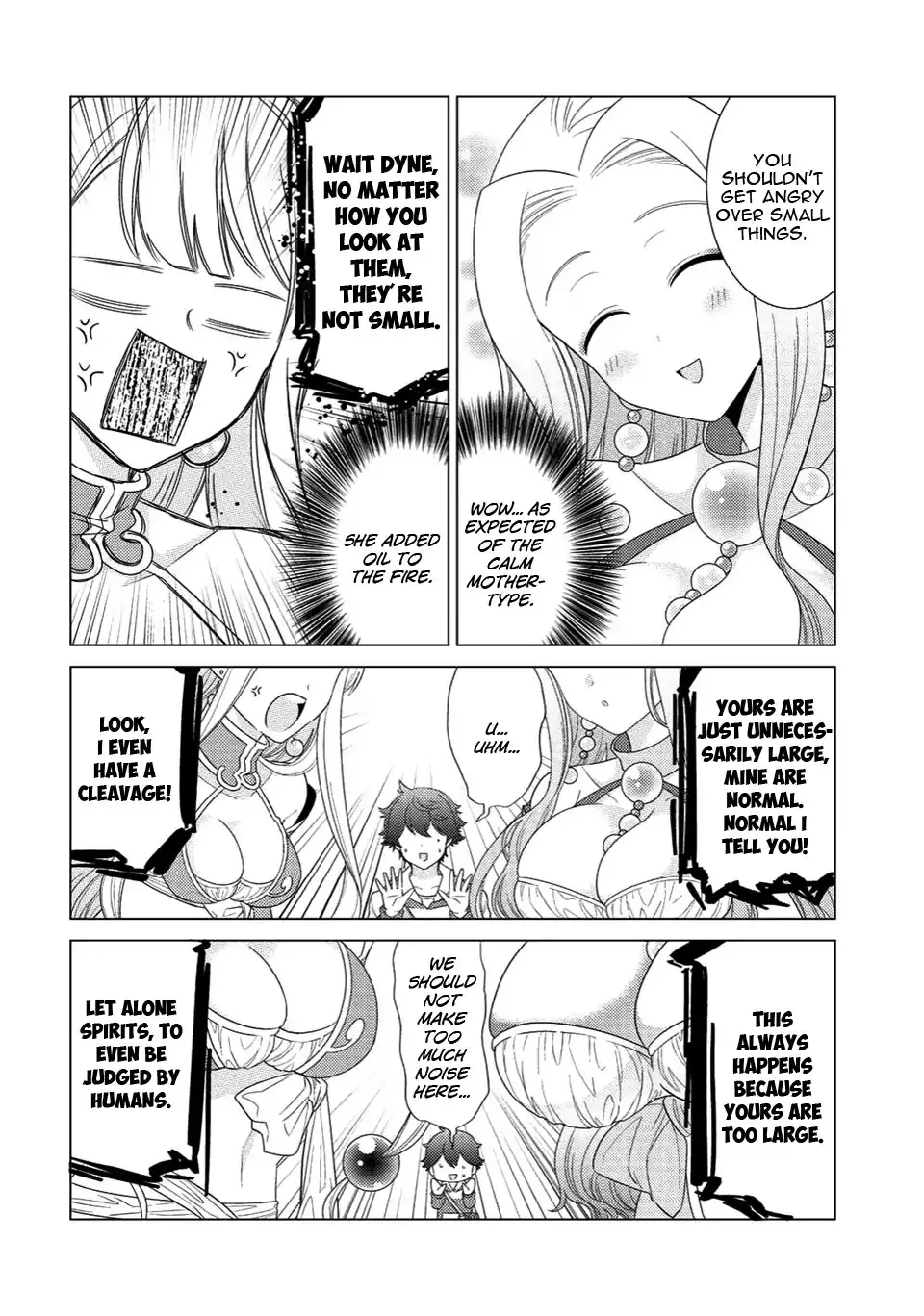 Seirei-tachi no Rakuen to Risou no Isekai Seikatsu Zinmanga X Chapter 5 Page 14
