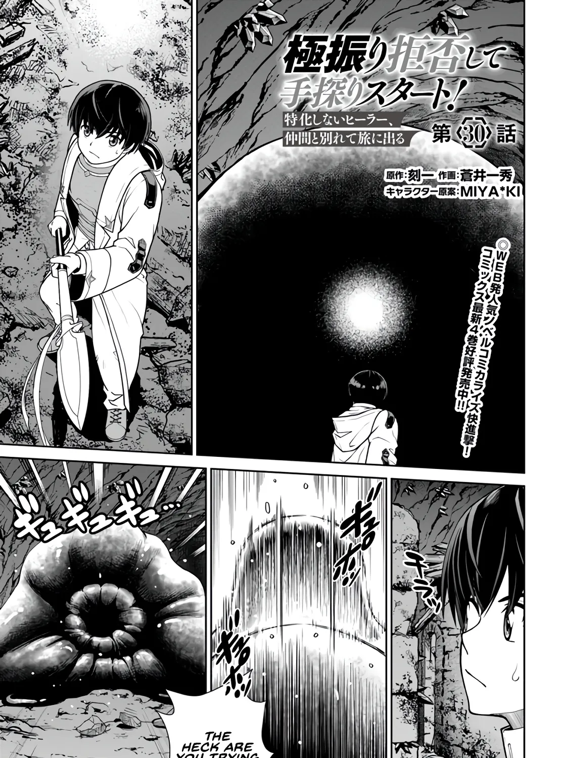 Gokufuri Kyohi Shite Tesaguri Start! Tokka Shinai Healer, Nakama to Wakarete Tabi ni Deru Zinmanga X Chapter 30 Page 2