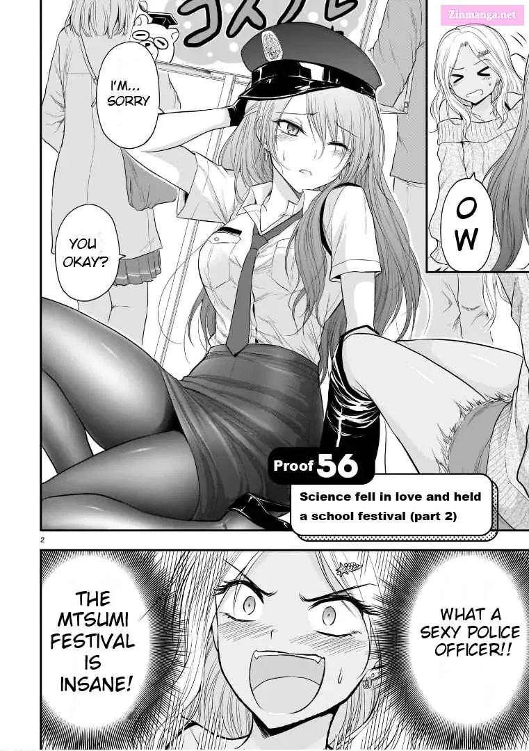 Rikei ga Koi ni Ochita no de Shoumei shitemita. Zinmanga X Chapter 56 Page 3