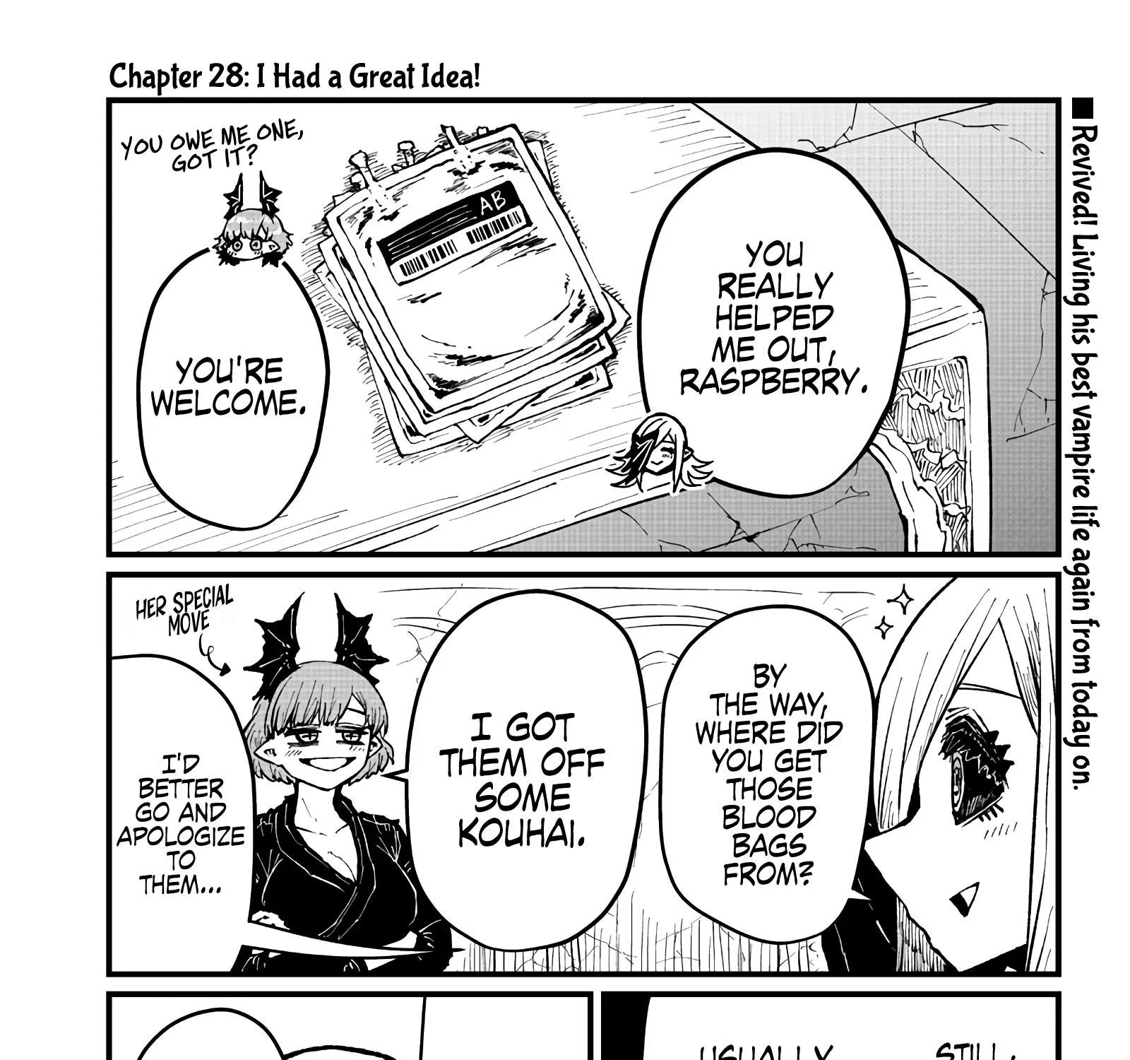 Please Give Me Your Blood, I Will Serve You in Gratitude Zinmanga X Chapter 28 Page 3