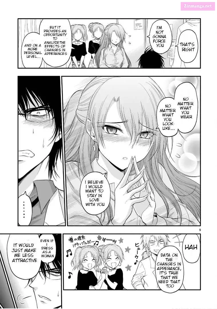 Rikei ga Koi ni Ochita no de Shoumei shitemita. Zinmanga X Chapter 55 Page 9