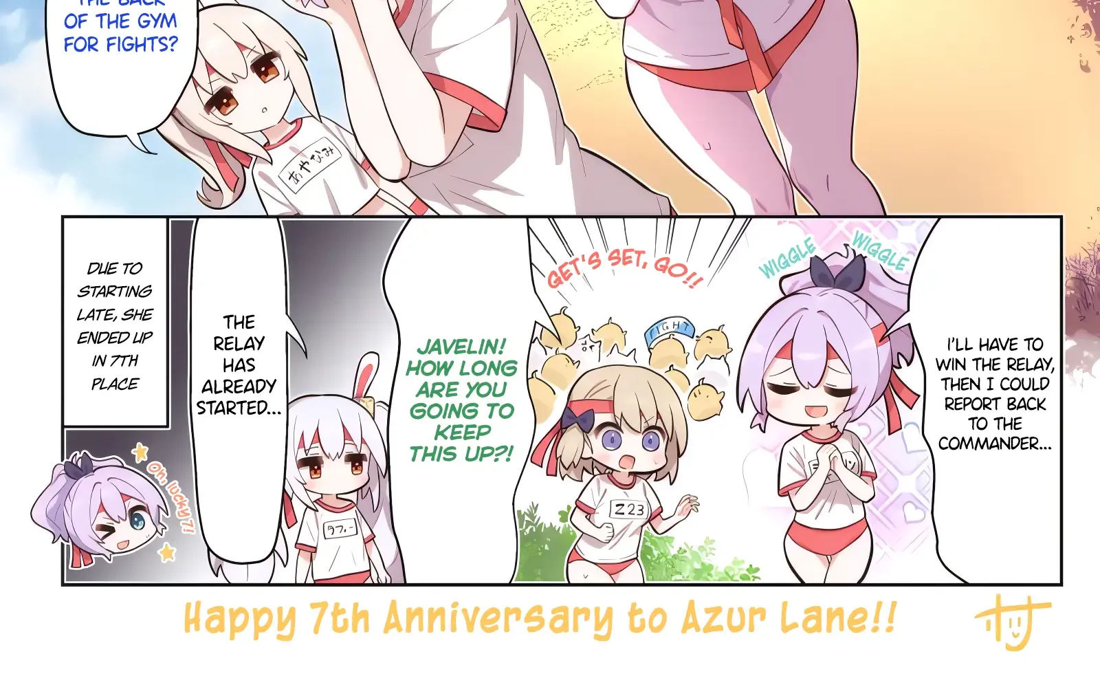Azur Lane 4-koma: Slow Ahead Zinmanga X Chapter 129.5 Page 2