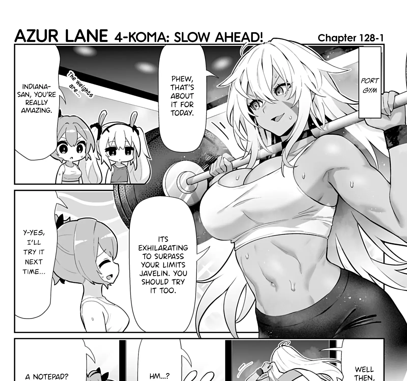 Azur Lane 4-koma: Slow Ahead Zinmanga X Chapter 129 Page 1