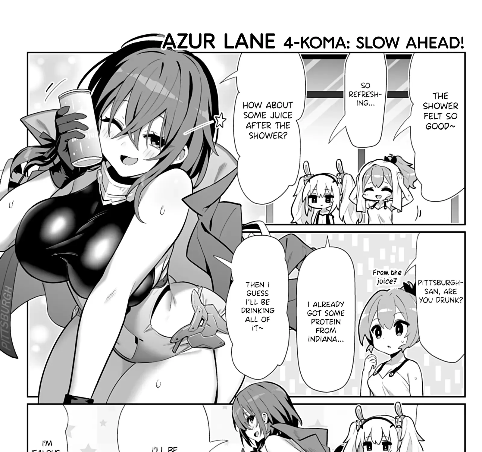 Azur Lane 4-koma: Slow Ahead Zinmanga X Chapter 129 Page 3