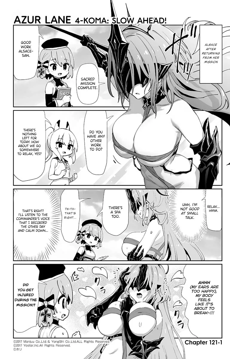 Azur Lane 4-koma: Slow Ahead Zinmanga X Chapter 121 Page 1