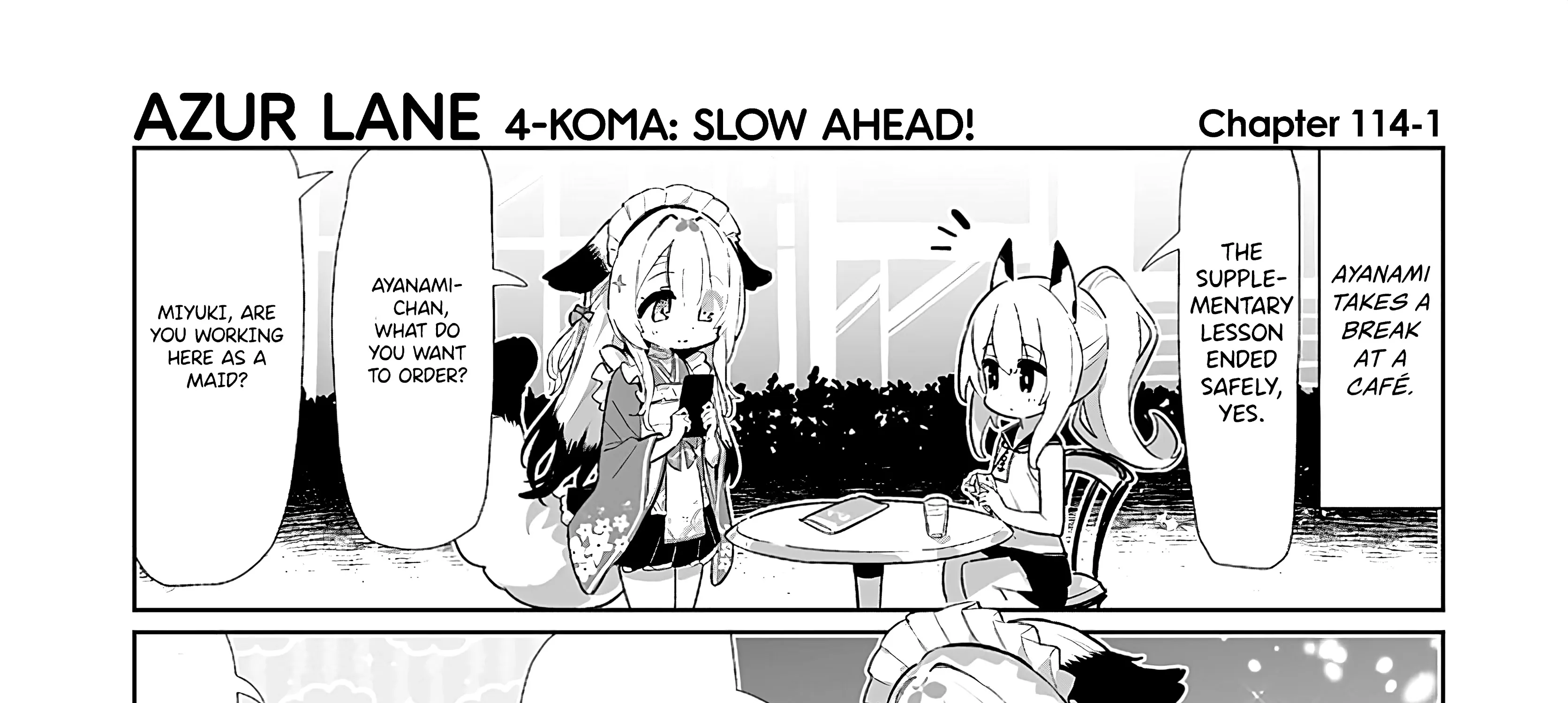 Azur Lane 4-koma: Slow Ahead Zinmanga X Chapter 114 Page 1