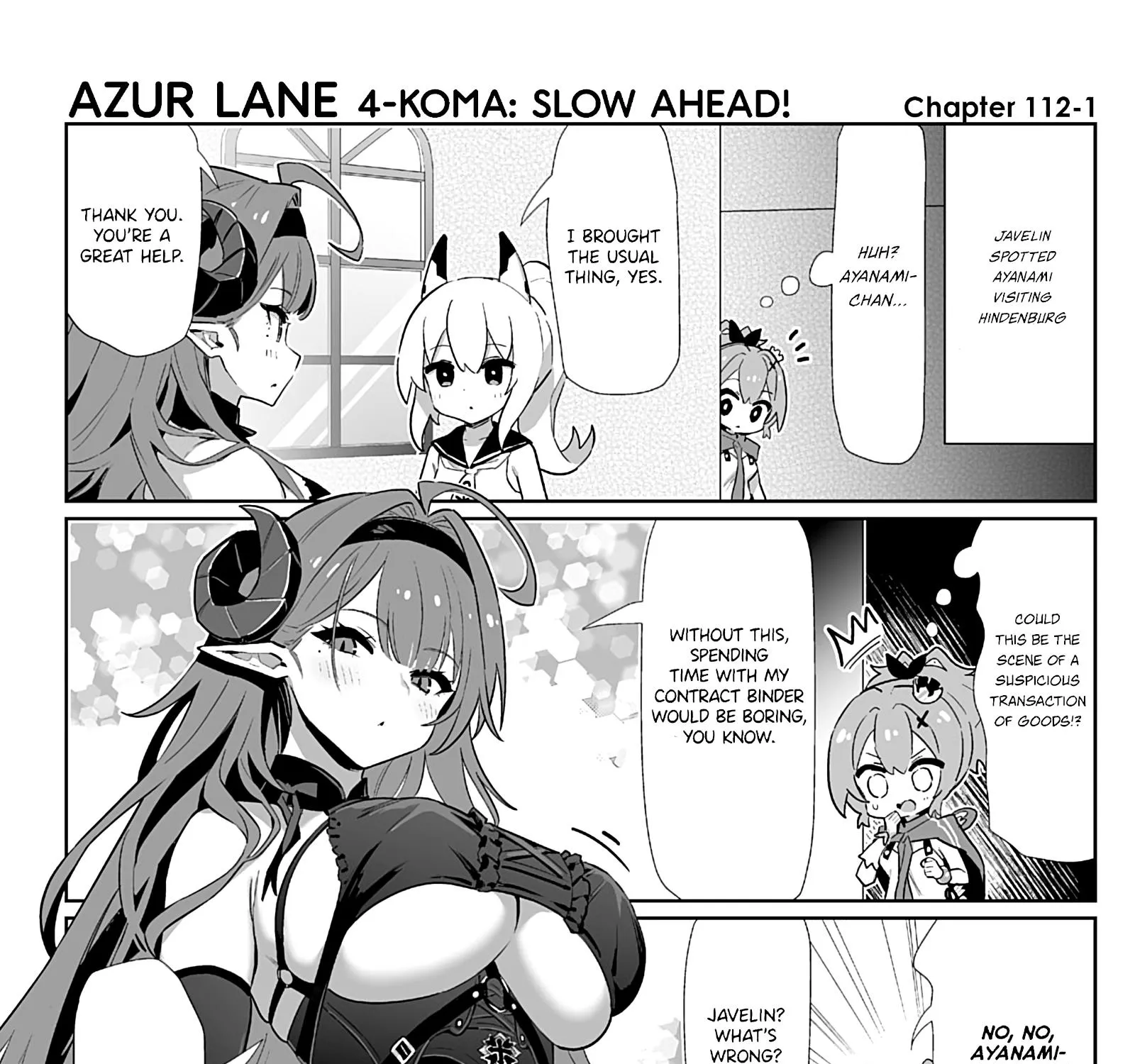 Azur Lane 4-koma: Slow Ahead Zinmanga X Chapter 112 Page 1