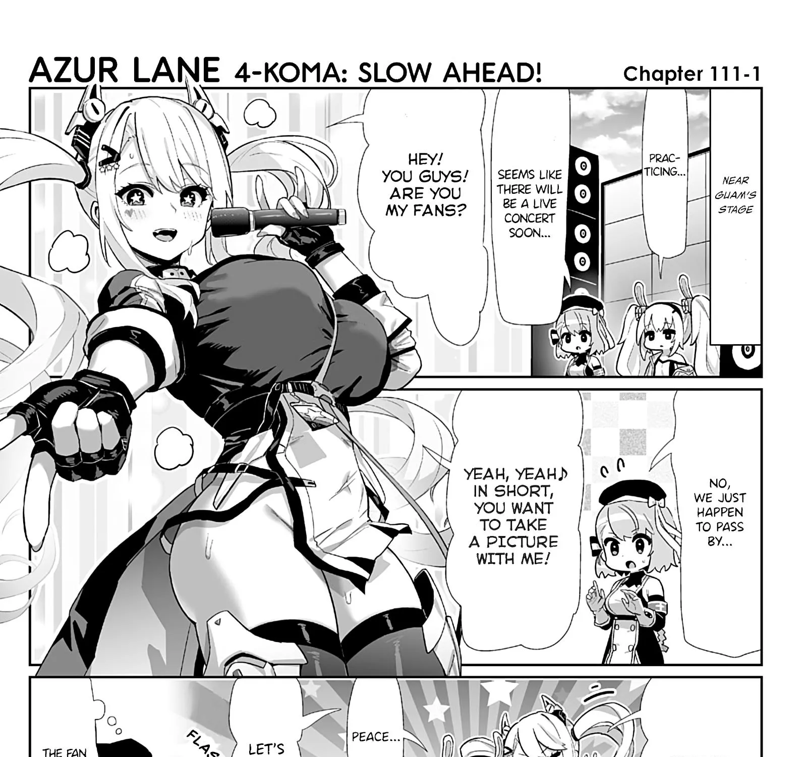 Azur Lane 4-koma: Slow Ahead Zinmanga X Chapter 111 Page 1