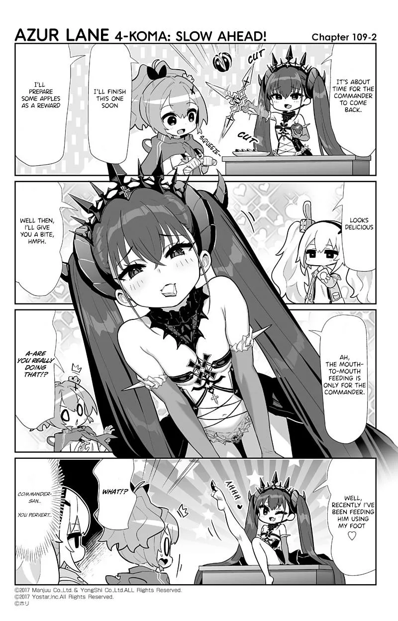 Azur Lane 4-koma: Slow Ahead Zinmanga X Chapter 109 Page 2