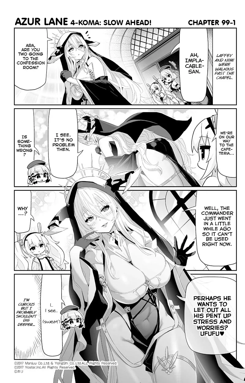 Azur Lane 4-koma: Slow Ahead Zinmanga X Chapter 99 Page 1