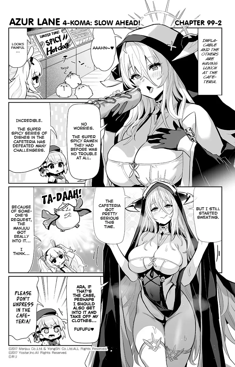 Azur Lane 4-koma: Slow Ahead Zinmanga X Chapter 99 Page 2