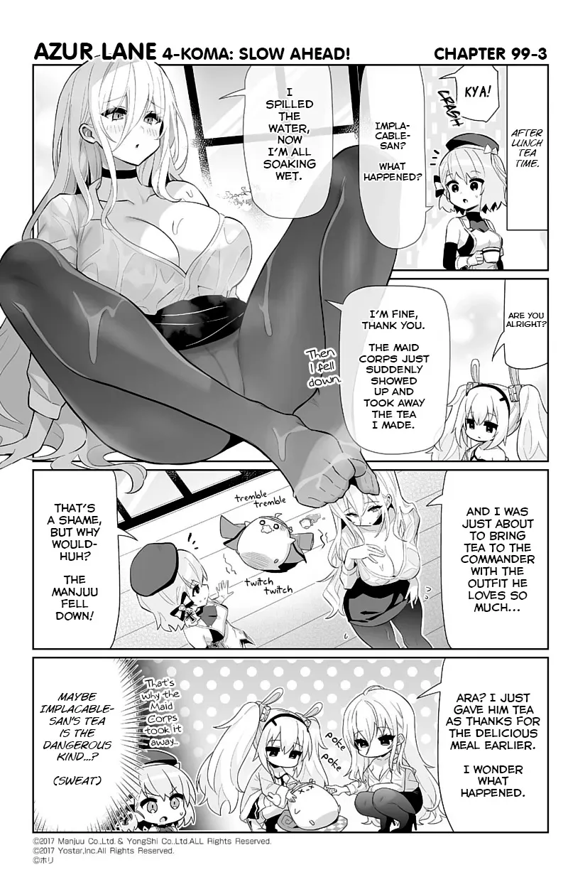 Azur Lane 4-koma: Slow Ahead Zinmanga X Chapter 99 Page 3