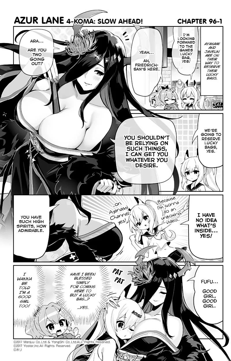 Azur Lane 4-koma: Slow Ahead Zinmanga X Chapter 96 Page 1