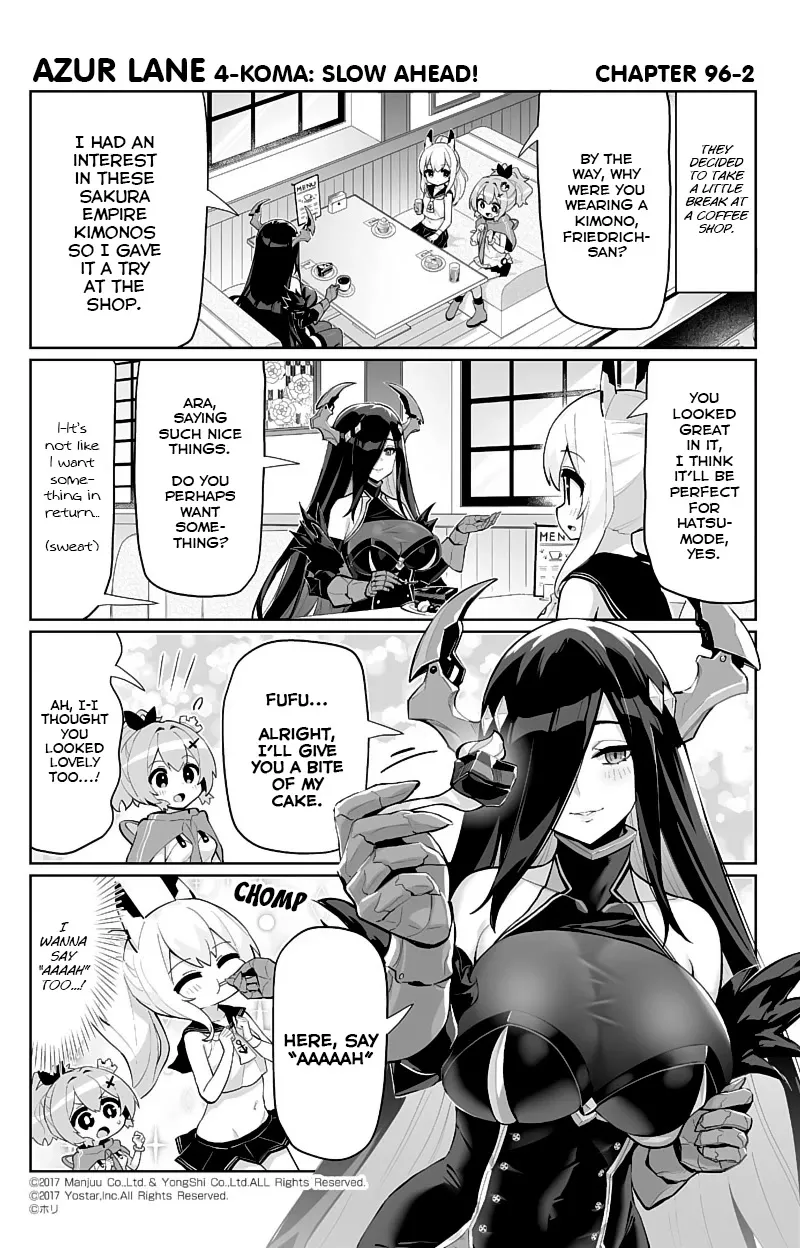 Azur Lane 4-koma: Slow Ahead Zinmanga X Chapter 96 Page 2